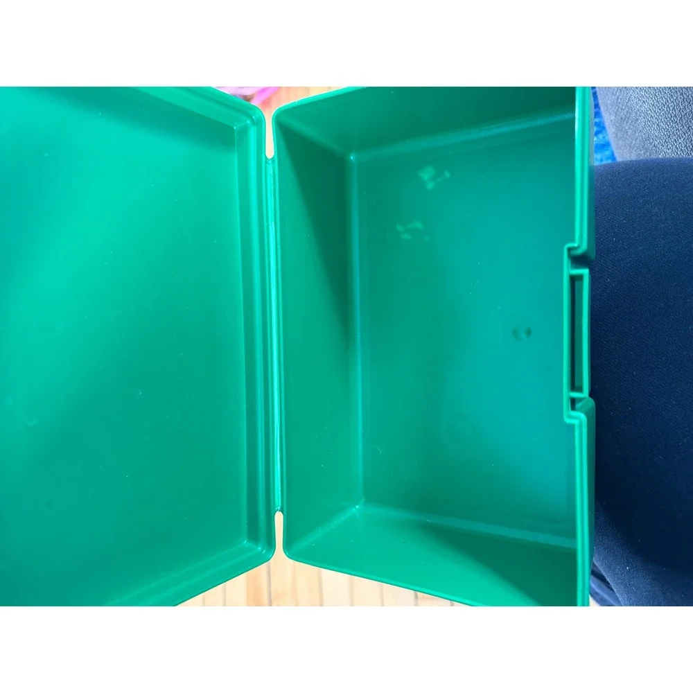 Vintage 90s Barney Play-Box Play-Doh Box with Molds and Shape Cutters 1993 Tonka